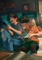 Load image into Gallery viewer, Damian Wayne &amp; Jonathan Kent (Robin &amp; Superboy)  | DC
