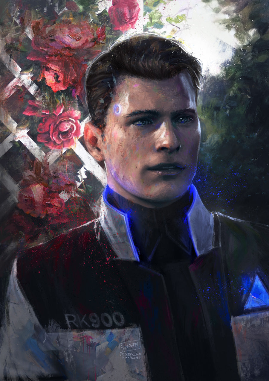 Connor / Detroit: Become Human Art Print – Guzzardi Art