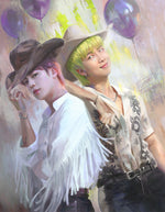 Load image into Gallery viewer, &#39;Cowboys&#39; Jin and RM / Namjoon | BTS
