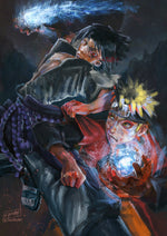 Load image into Gallery viewer, Naruto and Sasuke Battle | Naruto
