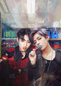 'War of Hormone' Jungkook and V Taehung | BTS